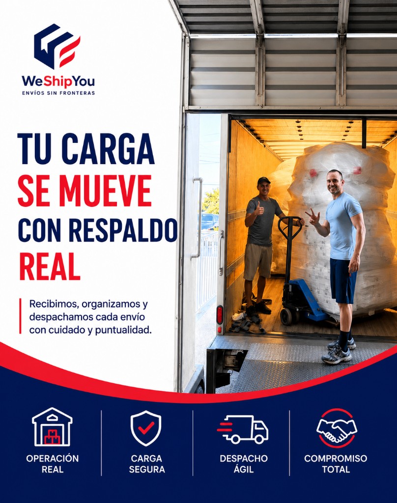 WeShipYou warehouse packages